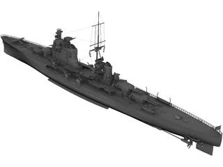 Gorizia class Heavy Cruiser 3D Model preview