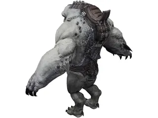 Saddle Beast 3D Model preview