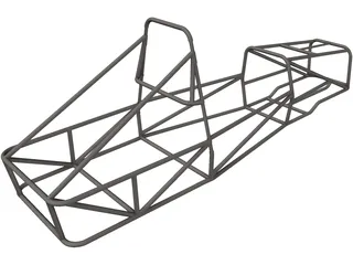 UNR Formula SAE 2014 Chassis 3D Model preview