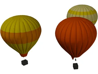 Balloons 3D Model preview