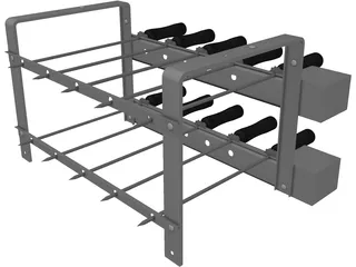Barbecue Grill 3D Model preview