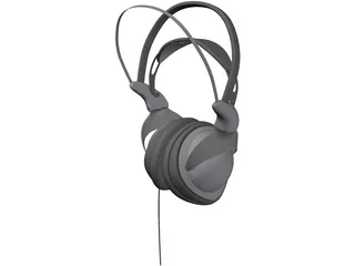Headphones 3D Model preview