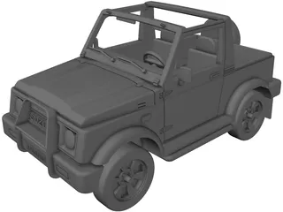 Suzuki Samurai 3D Model preview