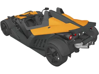 KTM X-Bow R (2011) 3D Model preview