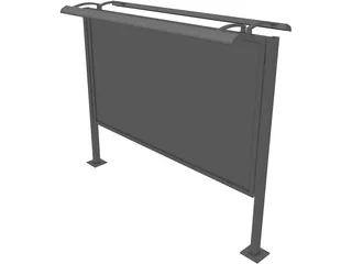 Billboard 3D Model preview