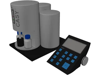 Casy Cell Counter 3D Model preview
