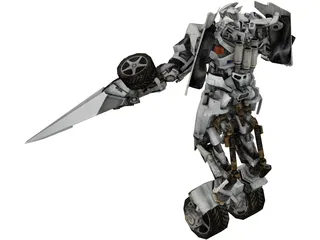 Transformers Sideswipe 3D Model preview