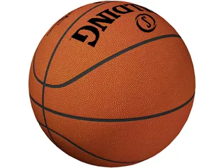 NBA Spalding Basketball Ball 3D Model preview
