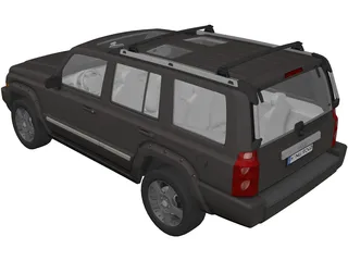 Jeep Commander (2007) 3D Model preview