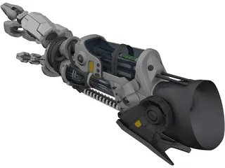 Robot Arm 3D Model preview