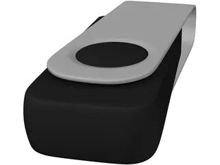 USB Flash Drive 3D Model preview