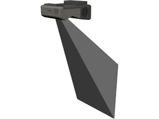 Epson EB-475Wi Projector 3D Model preview