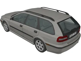 Volvo V40 Estate 3D Model preview