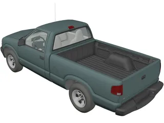 Chevrolet S10 Pickup 3D Model preview