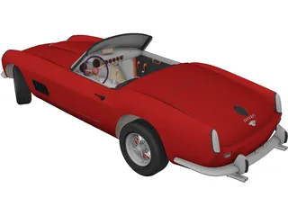Ferrari 250 (1960) 3D Model preview