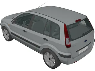 Ford Fusion Hatchback (2006) 3D Model preview