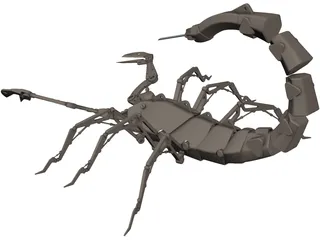 Cyber Scorpion 3D Model preview