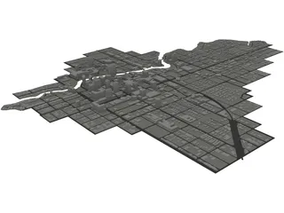 Fort Lauderdale Downtown 3D Model preview