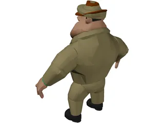 Al Character Safari Theme 3D Model preview