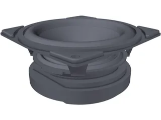 Speaker 3D Model preview