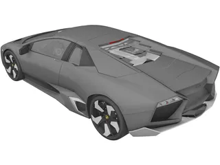 Lamborghini Reventon (2008) 3D Model preview