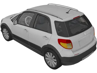Fiat Sedici (2011) 3D Model preview