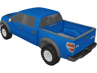 Ford F-150 SVT Raptor (2010) 3D Model preview