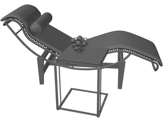Chair Lounge 3D Model preview