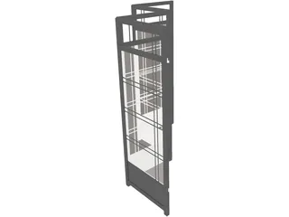 Oriental Panel 3D Model preview