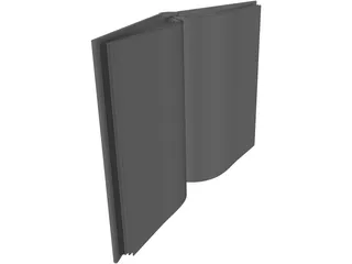Book Open 3D Model preview