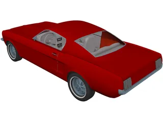Ford Mustang (1967) 3D Model preview