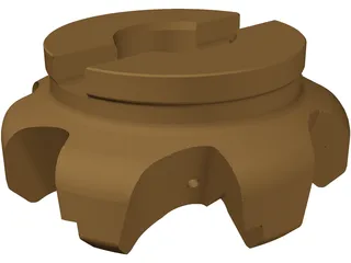 Face Mill 3D Model preview