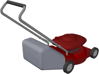 Lawn Mower 3D Model preview
