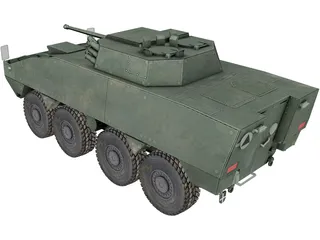 KTO Rosomak 3D Model preview