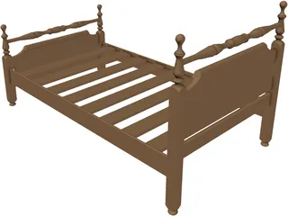 Bed 3D Model preview