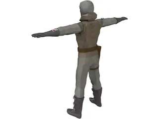 Star Wars Hoth Soldier 3D Model preview