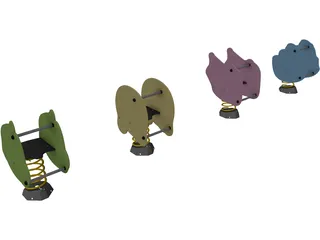 Ride for Children 3D Model preview