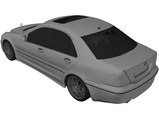 Mercedes-Benz C-Class 3D Model preview