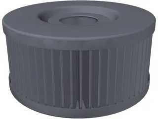 Air Filter 3D Model preview