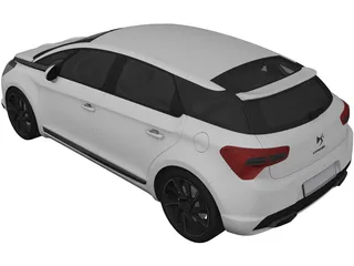 Citroen DS5 (2012) 3D Model preview