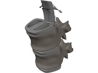 Vertebra 3D Model preview