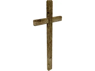 Roman Cross 3D Model preview