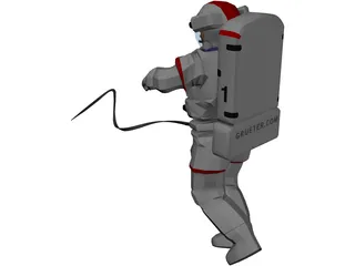 Astronaut 3D Model preview