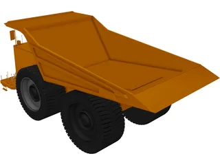 Caterpillar Mining Truck 3D Model preview