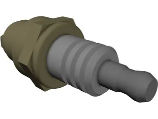 Spark Plug 3D Model preview