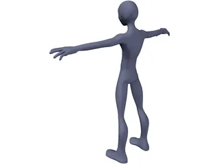 Freebie Man [Rigged] 3D Model preview