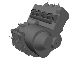 Honda CBR600RR 2003 Engine 3D Model preview