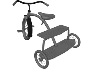 Tricycle 3D Model preview