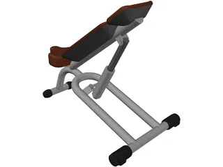 Adjustable Workbench 3D Model preview