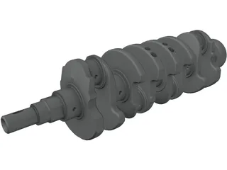 Crankshaft 3D Model preview